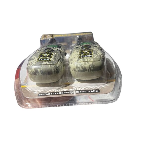 U.S. Army Walkie Talkies Camo - Up To 329 Feet  Battery Operated -  Kids Gift - Picture 2 of 5